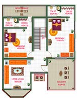 Discovery Gardens : Bungalow Type - B - First Floor - 1043 Sq.Ft