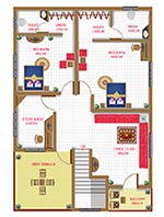 Empire Castle : Villa Type - A - First Floor - 1129 Sq.Ft Empire Castle : Villa Type - A - First Floor - 1129 Sq.Ft