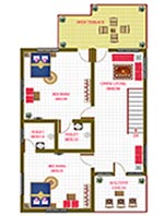 Empire Castle : Villa Type - C - First Floor - 720 Sq.Ft Empire Castle : Villa Type - C - First Floor - 720 Sq.Ft