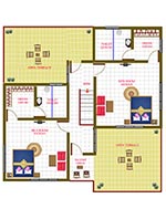 Empire Castle : Villa Type - D - First Floor - 527 Sq.Ft Empire Castle : Villa Type - D - First Floor - 527 Sq.Ft