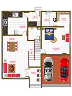 Empire Castle : Villa Type - D - Ground Floor - 807 Sq.Ft Empire Castle : Villa Type - D - Ground Floor - 807 Sq.Ft