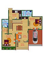 Discovery Gardens : Premium Villa Type - C - Ground Floor - 850 Sq.Ft Discovery Gardens : Premium Villa Type - C - Ground Floor - 850 Sq.Ft